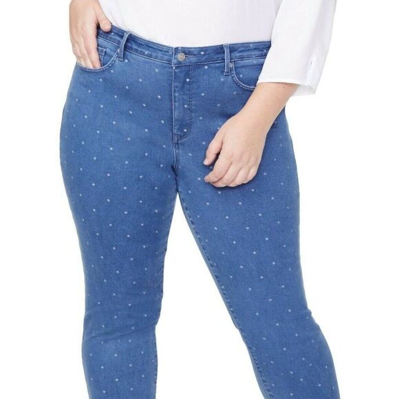 Curves 360 by NYDJ Slim Straight Ankle Jeans - Picture 2 of 4